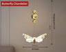 MIRODEMI® Modern Stylish Light in the Shape of Butterfly for Bedroom, Living Room image | luxury lighting | butterfly lamps