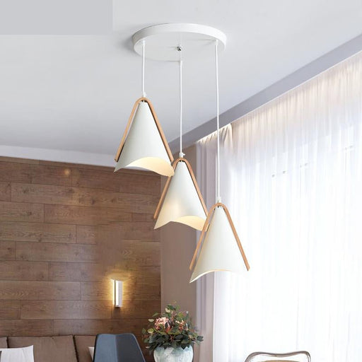 MIRODEMI® Nordic LED Ceiling Pendant Chandelier for Dining Room, Kitchen Triple Round