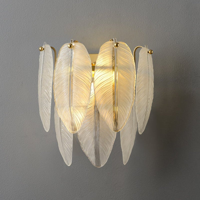 MIRODEMI®  Luxury Wall Lamp in the Shape of Feather for Living Room, Bedroom