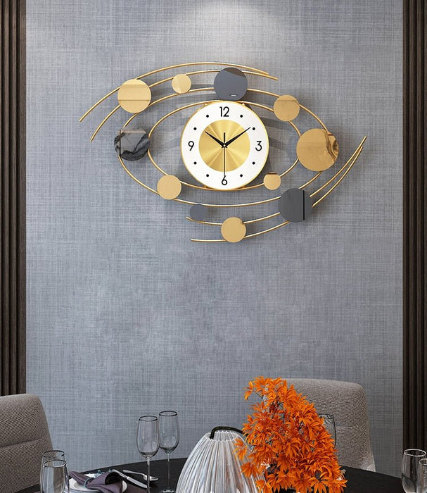 Large Luxury Modern-Designed Wall Clock