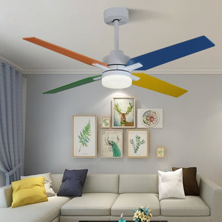 MIRODEMI® 52" Ceiling Fan Lamp with Plywood Blade image | luxury furniture | colorful ceiling fans | ceiling fans win lamp