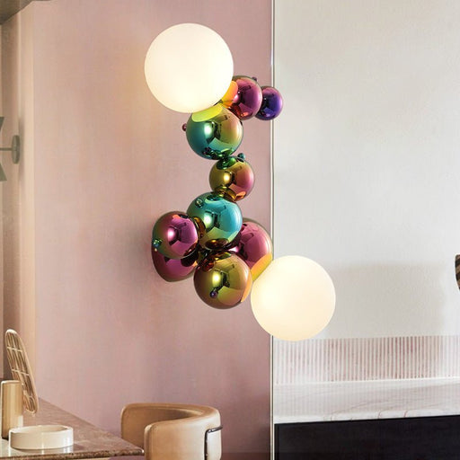 MIRODEMI® Creative Wall Lamp in the Shape of Colorful Spheres, Living Room image | luxury lighting | sphere shape wall lamps