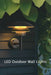 MIRODEMI® Modern Black Outdoor Waterproof LED Lighting Fixture for Garden, Villa Dia9.8*D11.4*H9.9" / Warm white