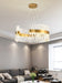 MIRODEMI® S-style Shape Design Modern Creative Hanging Led Crystal Chandelier Dia39.4" / Warm Light (3000K)