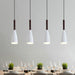 MIRODEMI® Vintage Metal LED Pendant Lamp for Kitchen, Dining Room, Living Room White / 4 Heads