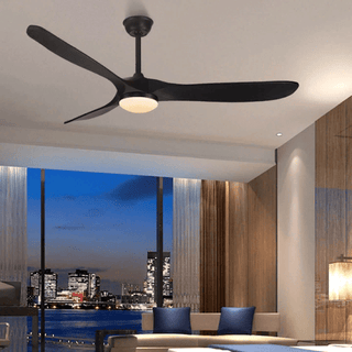 MIRODEMI® 60" Modern Wooden LED Ceiling Fan with Remote Control image | luxury furniture | modern ceiling fans with lamp