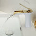 MIRODEMI® Luxury Gold/Black/Chrome Brass Basin Faucet Deck Mounted White and gold / H6.7*L3.9"