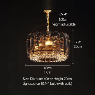 MIRODEMI® Round Luxury Golden Crystal LED Chandelier for Living Room, Bedroom image | luxury lighting | luxury chandeliers