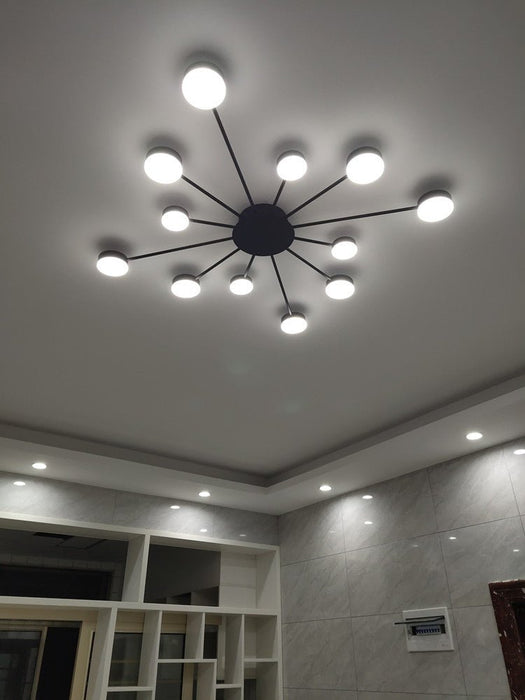 MIRODEMI® Cruciform LED Ceiling Chandelier for Living Room, Bedroom, Dining Room