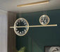 MIRODEMI® Broken Glass Design Crystal Rectangle Rings Hanging LED Art Chandelier