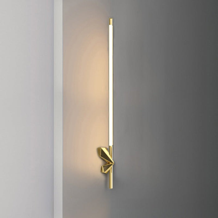 MIRODEMI® Long Indoor Copper LED Wall Sconce for Living Room, Hotel Lobby image | luxury lighting | indoor lamps | wall lamps