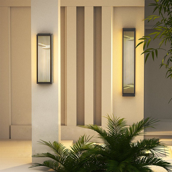 MIRODEMI® Modern Outdoor Wall Lamp in Chinese Style for Courtyard, Porch