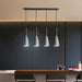 MIRODEMI® Vintage Metal LED Pendant Lamp for Kitchen, Dining Room, Living Room Grey / 4 Heads