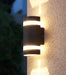 MIRODEMI® Modern Matte Black Outdoor Waterproof Aluminum LED Wall Light For Porch