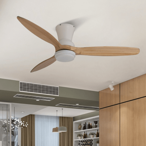 MIRODEMI® 56" Modem Fashion Solid Wood Led Ceiling Fan with Remote Control image | luxury furniture | LED ceiling fans