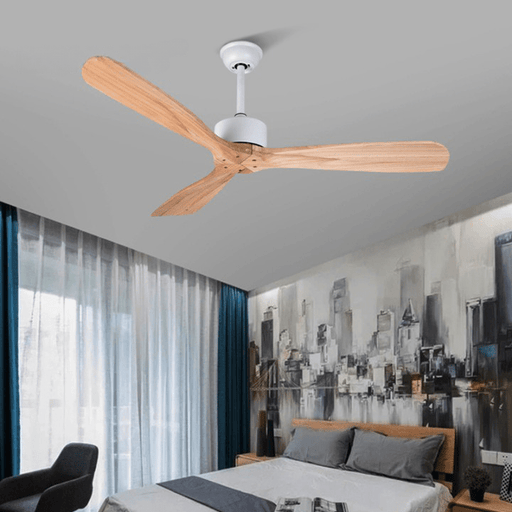 MIRODEMI® 52" Ceiling Fans for Home with Wooden Blades and Remote Control image | luxury furniture | wooden ceiling fans