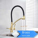 MIRODEMI® Deck Mounted 360 Degree Rotation Pure Water Kitchen Tap Brass