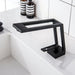 MIRODEMI® Matte Black/White/Brushed Gold Brass Bathroom Sink Faucet Deck Mounted Matte Black / W2.1*L7.4"