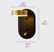 MIRODEMI® Nordic Style Bedside Wall Sconce for Bedroom, Living Room, Foyer image | luxury lighting | luxury wall lamps