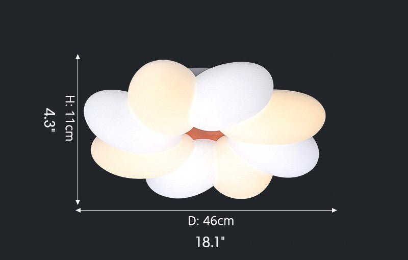 MIRODEMI® Creative Ceiling Lamp in the Shape of Flower For Living Room, Bedroom image | luxury furniture | flower shape lamps