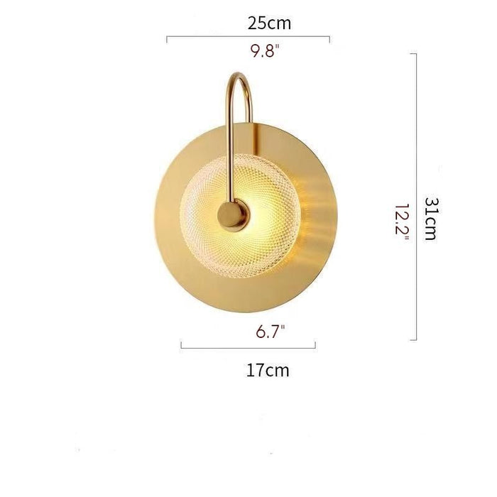 MIRODEMI® Modern LED Industrial Style Wall Lamp for Bedroom
