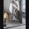 Cantaron | Modern Hanging Gold/Black Meteor Shower Chandelier