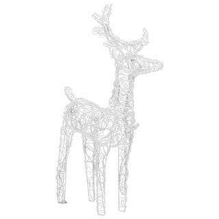 Acrylic Reindeers & Sleigh Christmas Decoration