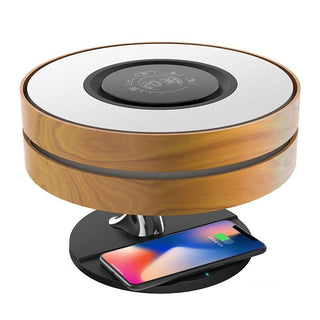 MIRODEMI® Round Tree Desk Lamp With Intelligent Music Bluetooth Speaker & Wireless Charging