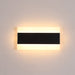 MIRODEMI® Modern Black Waterproof Outdoor Bright LED Wall lamp For Garden, Villa