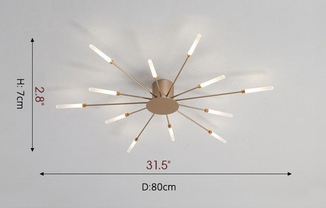 MIRODEMI® Modern LED Ceiling Light for Bedroom, Hall, Living Room, Study