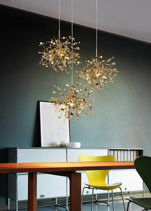 MIRODEMI® LED Chandelier in a Nordic Style of Stainless Steel for Dining Room