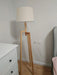 MIRODEMI® Modern Floor Lamp of Solid Wood with Light Lampshade image | luxury lighting | luxury floor lamps | wooden lamps