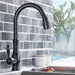 MIRODEMI® Pull Out Rotation High Arch Kitchen Sink Faucet Black