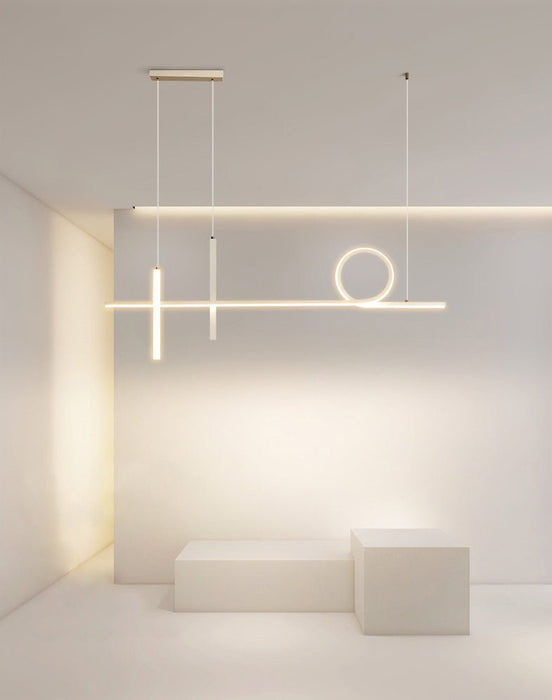 MIRODEMI® Modern Creative LED Chandelier in a Minimalist Style for Dining Room image | luxury lighting | modern chandeliers