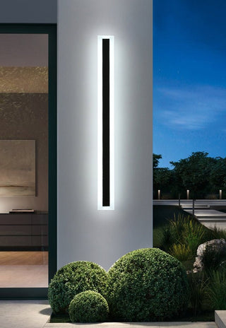 MIRODEMI® Black/White/Gold Outdoor Waterproof Tall Aluminum LED Wall lamp For Garden image | luxury furniture | outdoor lamps