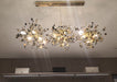 MIRODEMI® LED Chandelier in a Modern Style of Stainless Steel for Dining Room image | luxury lighting | led chandeliers