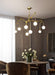 MIRODEMI® Modern Creative Glass LED Ceiling Chandelier for Living Room, Bedroom Gold / 8 Lights