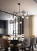 MIRODEMI® Modern Creative Glass LED Ceiling Chandelier for Living Room, Bedroom Black / 9 Lights