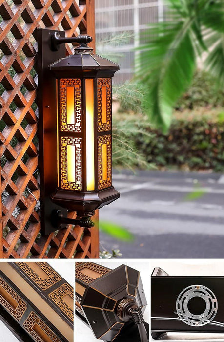 MIRODEMI® Luxury Outdoor Vintage Waterproof Wall Lamp for Courtyard, Balcony