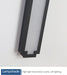 MIRODEMI® Outdoor Black Waterproof Long LED Wall light For Garden, Villa, Balcony