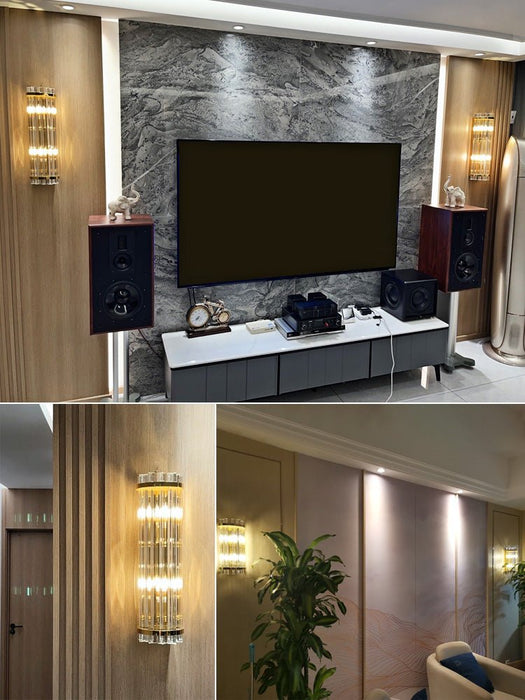 MIRODEMI® Luxury Crystal Wall Lamp in Nordic Style for Living Room, Bedroom image | luxury lighting | luxury wall lamps