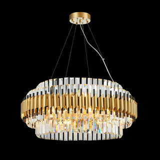 MIRODEMI® Luxury Crystal LED Chandelier of Stainless Steel for Living Room, Lobby image | luxury lighting | luxury chandelier