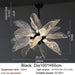 MIRODEMI® Creative LED Chandelier in the Shape of Leaf for Living Room, Kitchen image | luxury furniture | leaf shape lamps