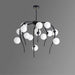 MIRODEMI® Jellyfish-Shaped Chandelier with Glass Ball Lights image | luxury lighting | jellyfish shaped chandeliers