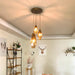 MIRODEMI® Art Deco Diamond Pendant Lamp for Dining Room, Balcony, Bar F Tea (3 Heads)