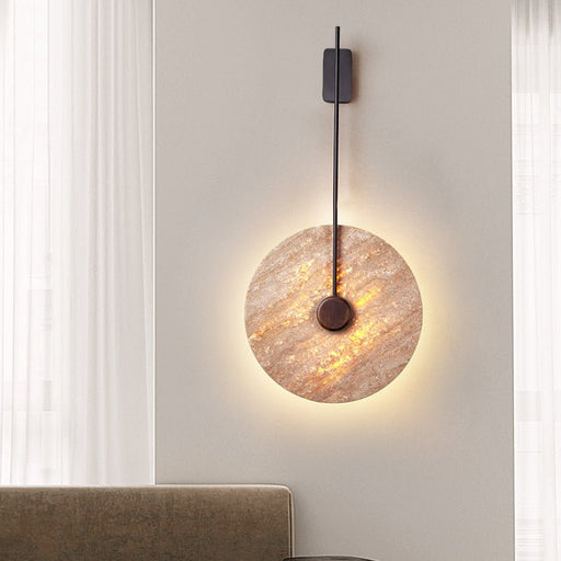 MIRODEMI® Modern Wall Lamp in the Shape of Stone Circle for Living Room image | luxury lighting | luxury wall lamps