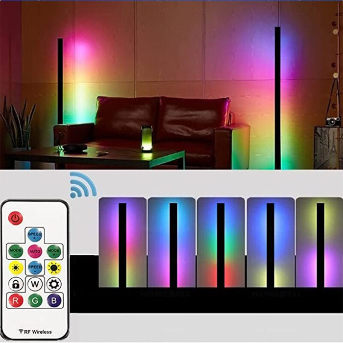 MIRODEMI® Outdoor/Indoor Waterproof RGB 7 Colors LED Wall Sconce With Intelligent Remote