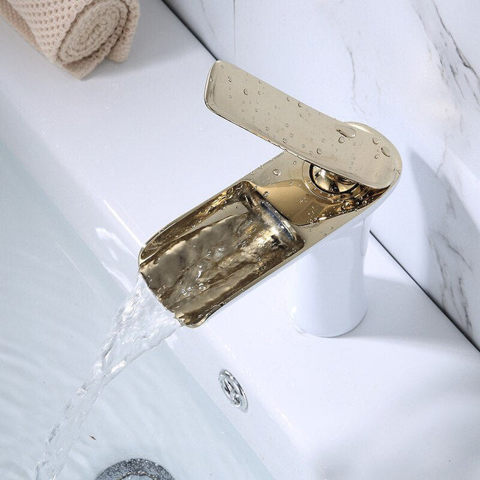MIRODEMI® Luxury Gold/Black/Chrome Brass Basin Faucet Deck Mounted