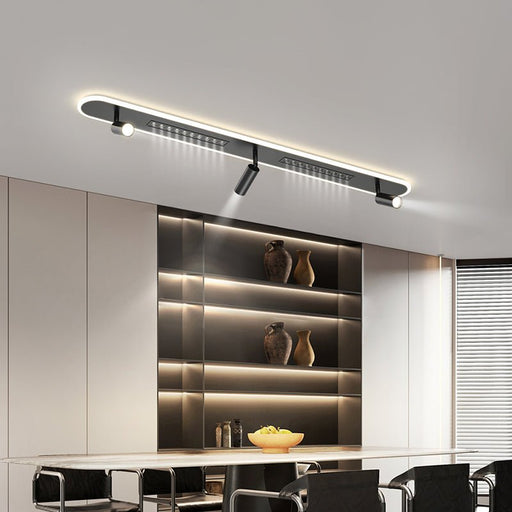MIRODEMI® Dimmable Spotlight Ceiling Lamp For Bedroom, Living Room, Corridor Brightness Dimmable / Black / L31.5" / L80.0cm