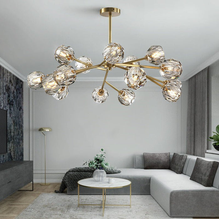 MIRODEMI® Luxury Crystal LED Chandelier for Dining Room, Kitchen, Living Room image | luxury lighting | crystal chandeliers